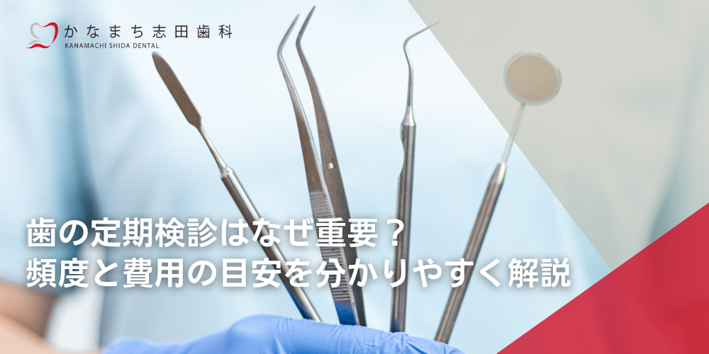 歯の定期検診はなぜ重要？頻度と費用の目安を分かりやすく解説